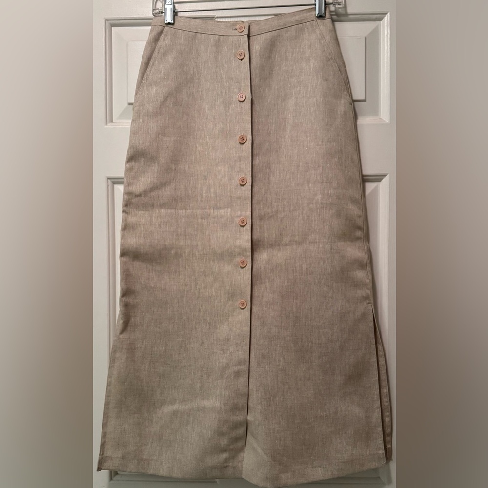 Jones New York linen skirt